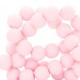 Acrylic beads 4mm Matt Light pink